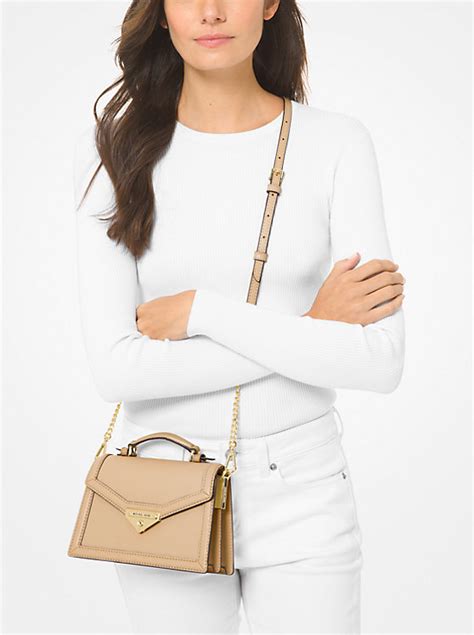 grace michael kors|Grace Small Saffiano Leather Crossbody Bag .